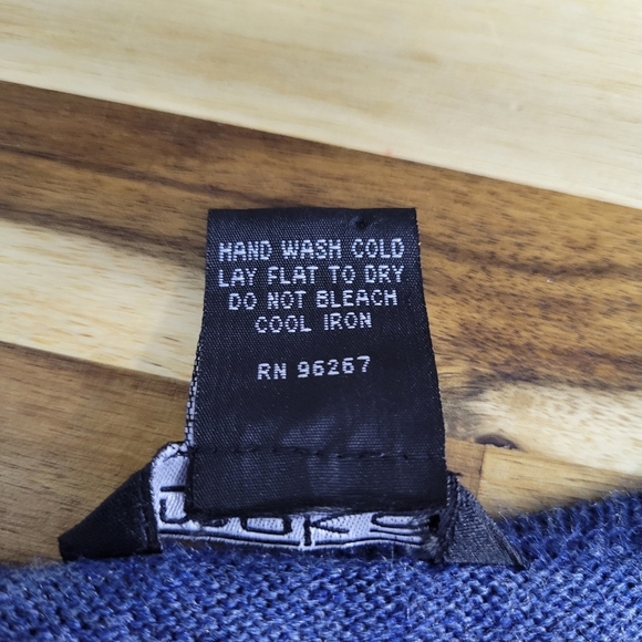 Moka Sport Women's Size Small Multi Media Patchwork Long Sleeve Sweater Dress - Picture 12 of 14